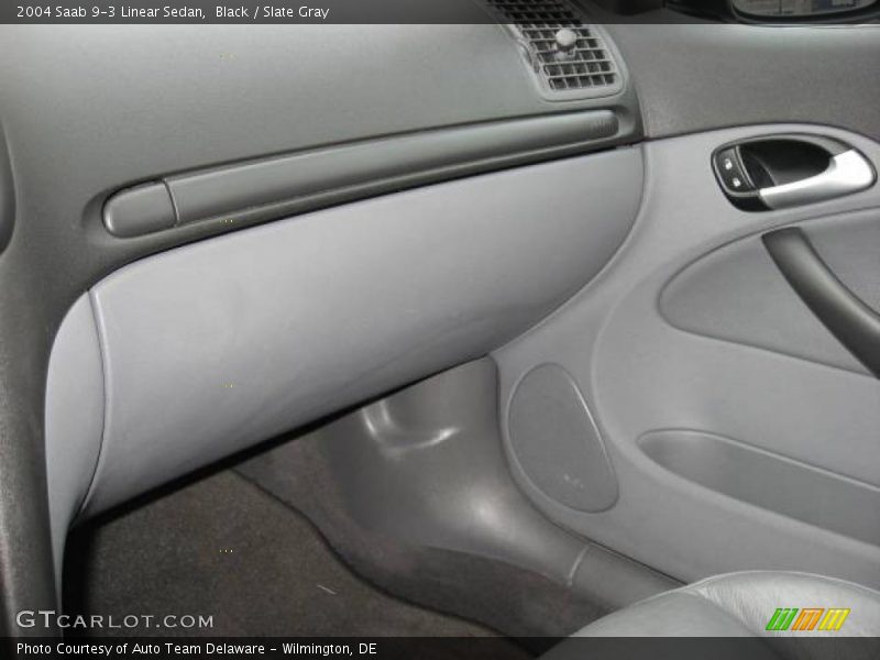 Black / Slate Gray 2004 Saab 9-3 Linear Sedan
