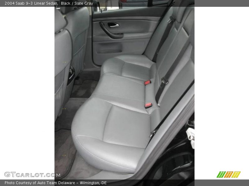 Black / Slate Gray 2004 Saab 9-3 Linear Sedan