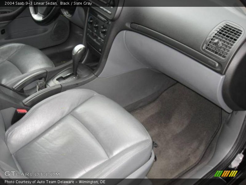 Black / Slate Gray 2004 Saab 9-3 Linear Sedan
