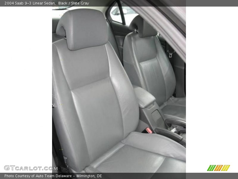 Black / Slate Gray 2004 Saab 9-3 Linear Sedan