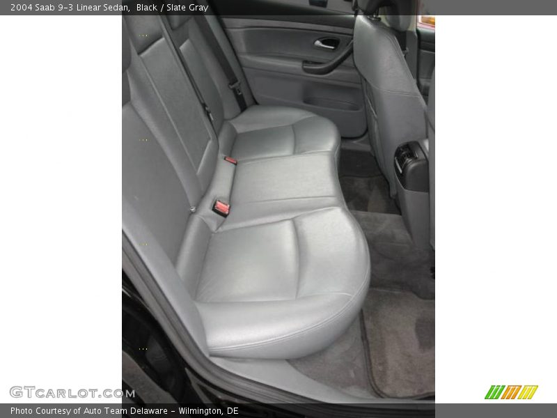 Black / Slate Gray 2004 Saab 9-3 Linear Sedan