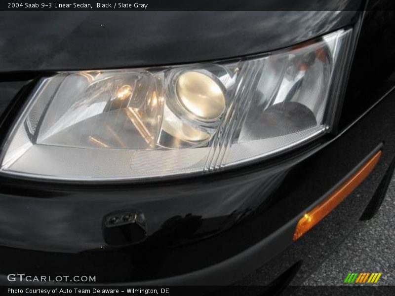 Black / Slate Gray 2004 Saab 9-3 Linear Sedan