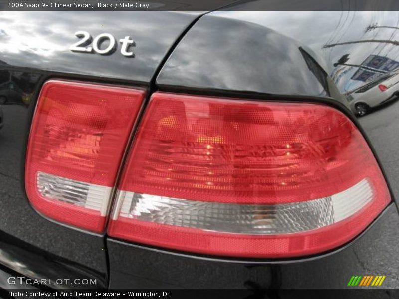 Black / Slate Gray 2004 Saab 9-3 Linear Sedan