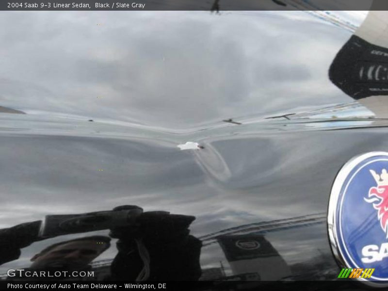Black / Slate Gray 2004 Saab 9-3 Linear Sedan