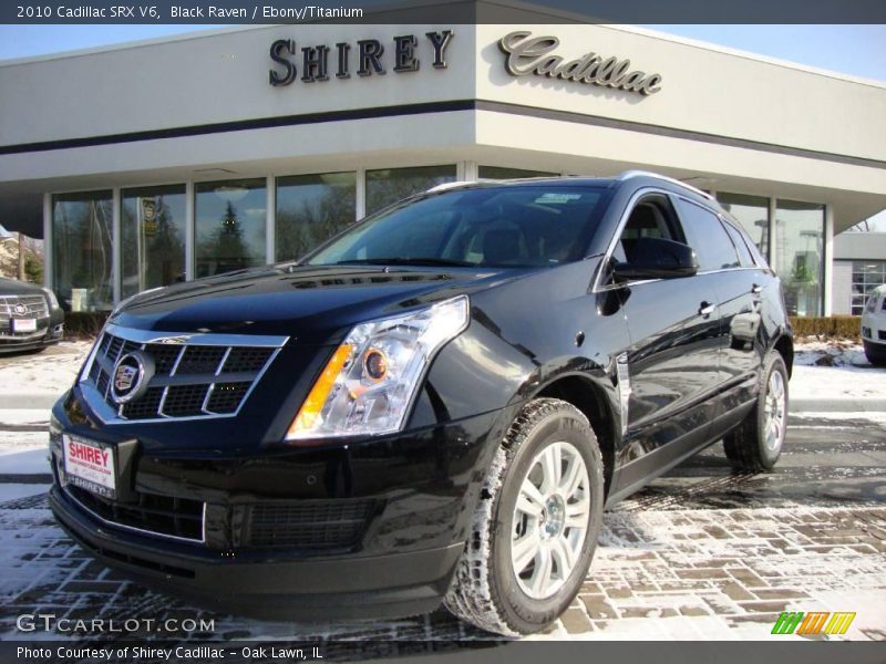 Black Raven / Ebony/Titanium 2010 Cadillac SRX V6