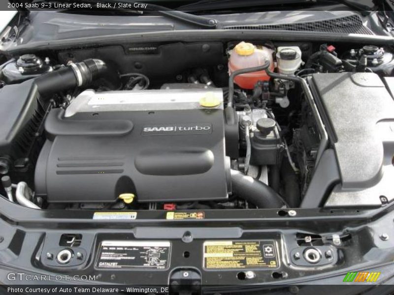 Black / Slate Gray 2004 Saab 9-3 Linear Sedan