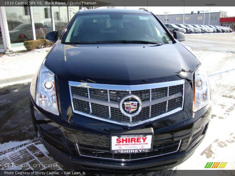Black Raven / Ebony/Titanium 2010 Cadillac SRX V6
