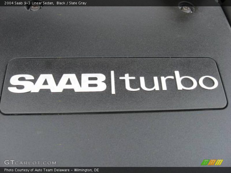 Black / Slate Gray 2004 Saab 9-3 Linear Sedan