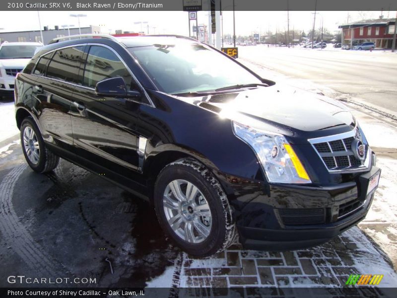 Black Raven / Ebony/Titanium 2010 Cadillac SRX V6