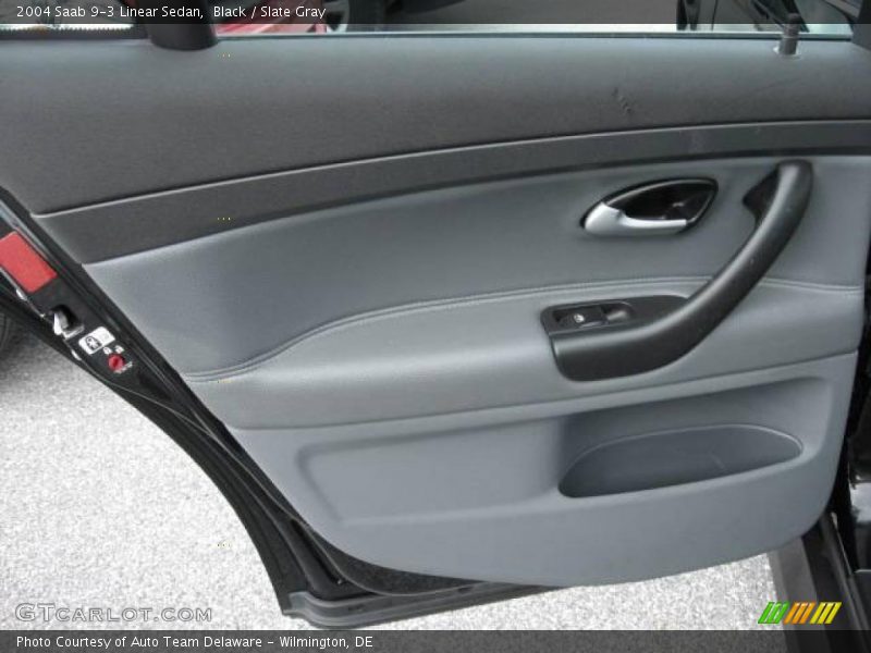 Black / Slate Gray 2004 Saab 9-3 Linear Sedan