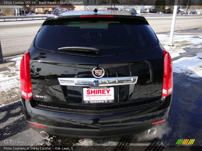 Black Raven / Ebony/Titanium 2010 Cadillac SRX V6