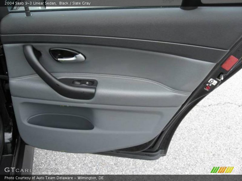 Black / Slate Gray 2004 Saab 9-3 Linear Sedan