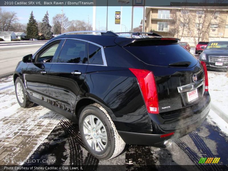 Black Raven / Ebony/Titanium 2010 Cadillac SRX V6