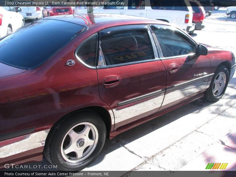 Dark Carmine Red Metallic / Medium Gray 2000 Chevrolet Impala LS