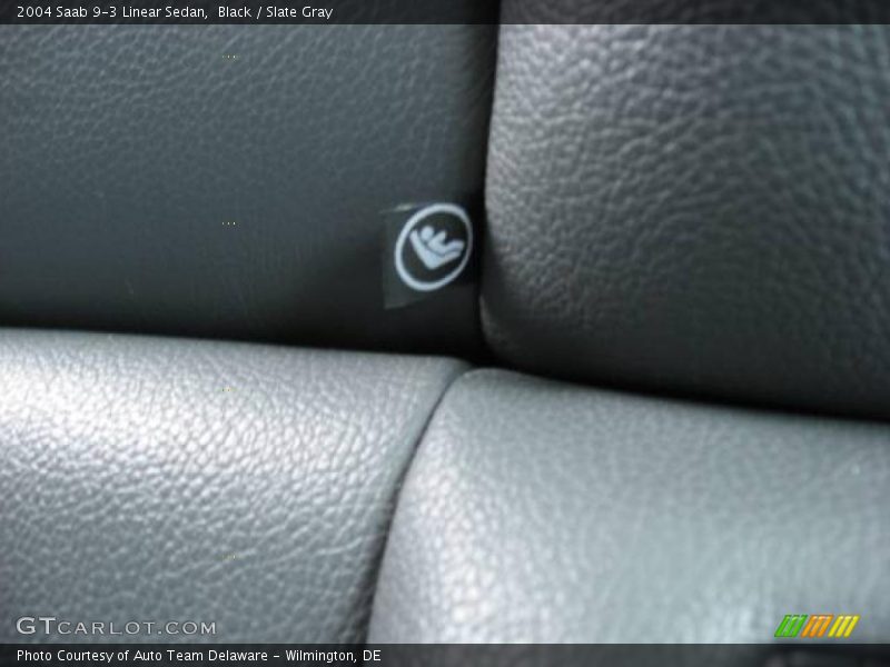 Black / Slate Gray 2004 Saab 9-3 Linear Sedan