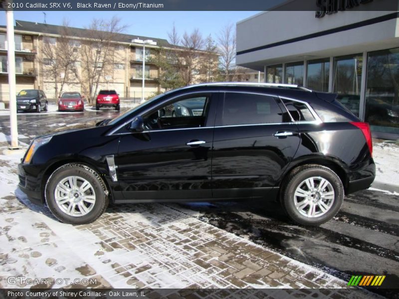 Black Raven / Ebony/Titanium 2010 Cadillac SRX V6