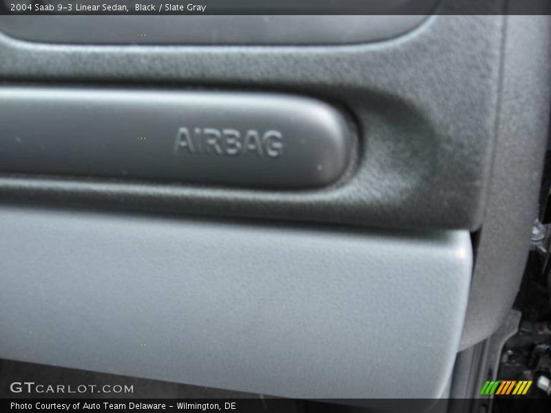 Black / Slate Gray 2004 Saab 9-3 Linear Sedan