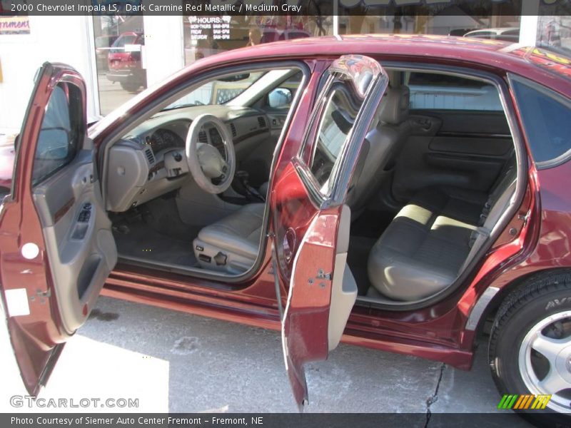 Dark Carmine Red Metallic / Medium Gray 2000 Chevrolet Impala LS