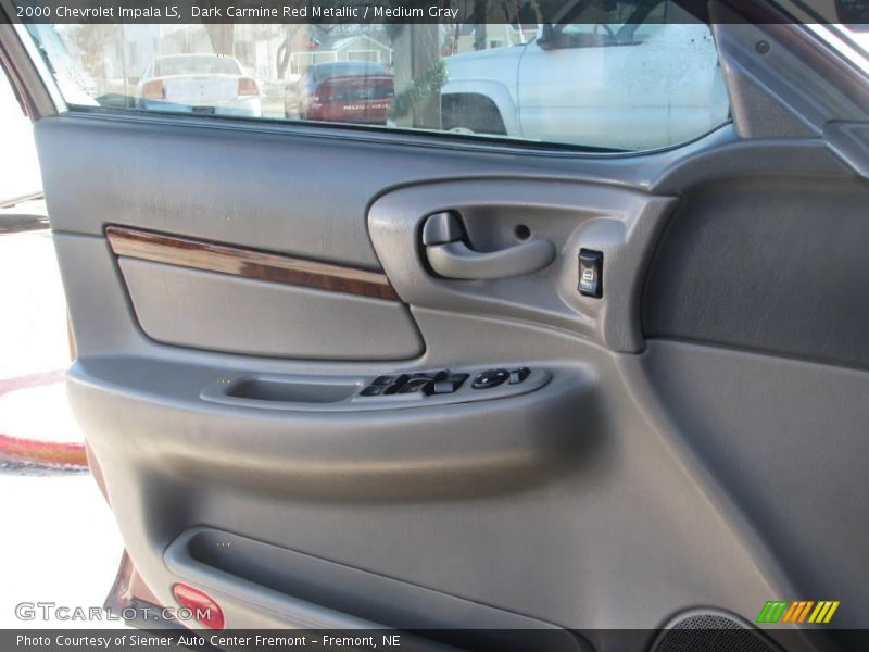 Dark Carmine Red Metallic / Medium Gray 2000 Chevrolet Impala LS