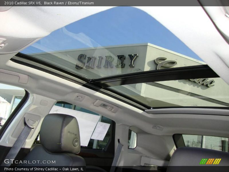 Black Raven / Ebony/Titanium 2010 Cadillac SRX V6