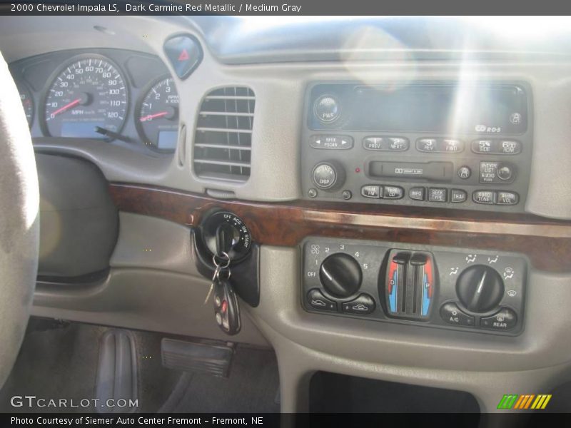 Dark Carmine Red Metallic / Medium Gray 2000 Chevrolet Impala LS