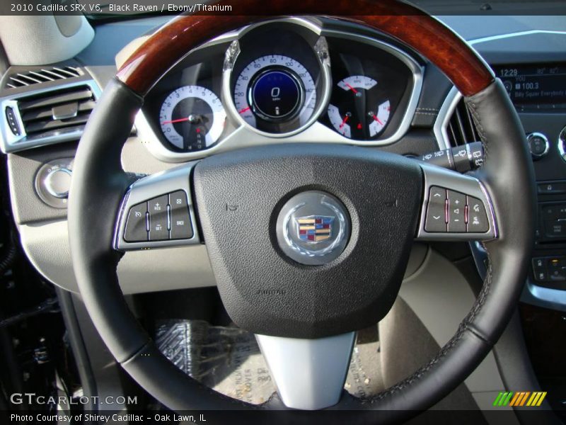 Black Raven / Ebony/Titanium 2010 Cadillac SRX V6
