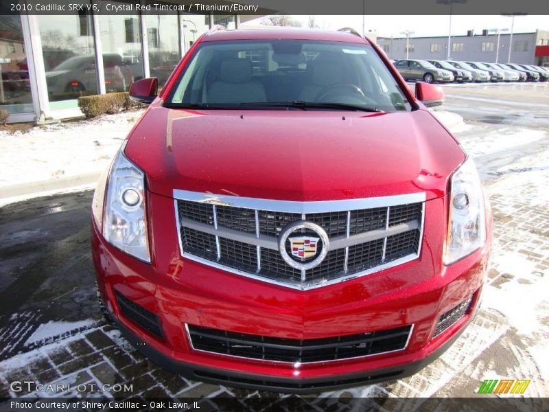 Crystal Red Tintcoat / Titanium/Ebony 2010 Cadillac SRX V6