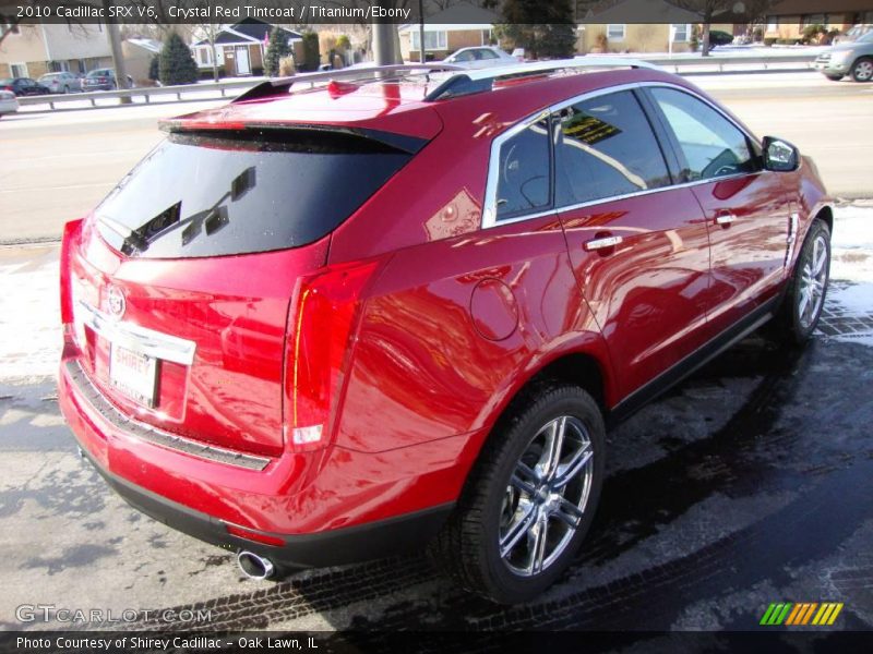 Crystal Red Tintcoat / Titanium/Ebony 2010 Cadillac SRX V6