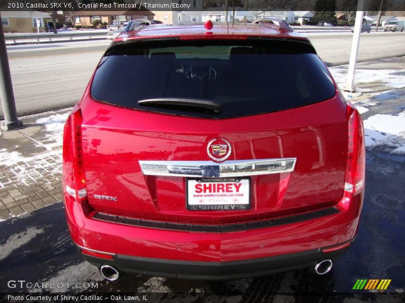 Crystal Red Tintcoat / Titanium/Ebony 2010 Cadillac SRX V6