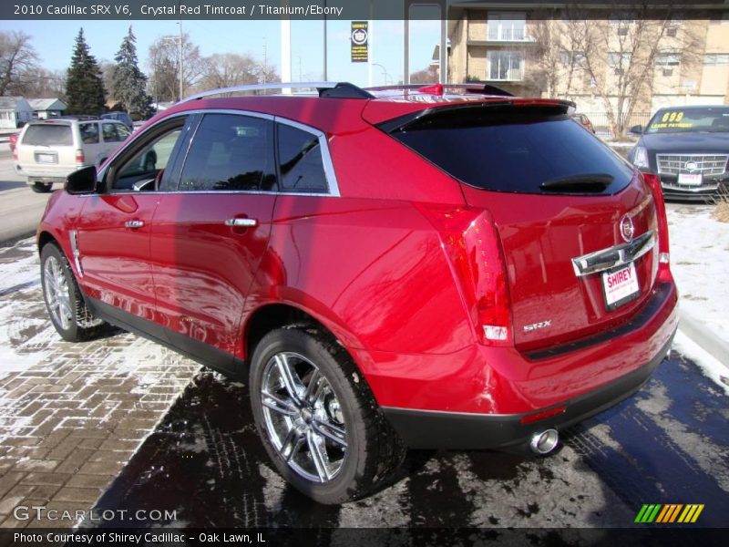 Crystal Red Tintcoat / Titanium/Ebony 2010 Cadillac SRX V6