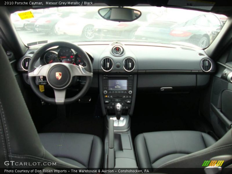 Meteor Grey Metallic / Black 2010 Porsche Cayman