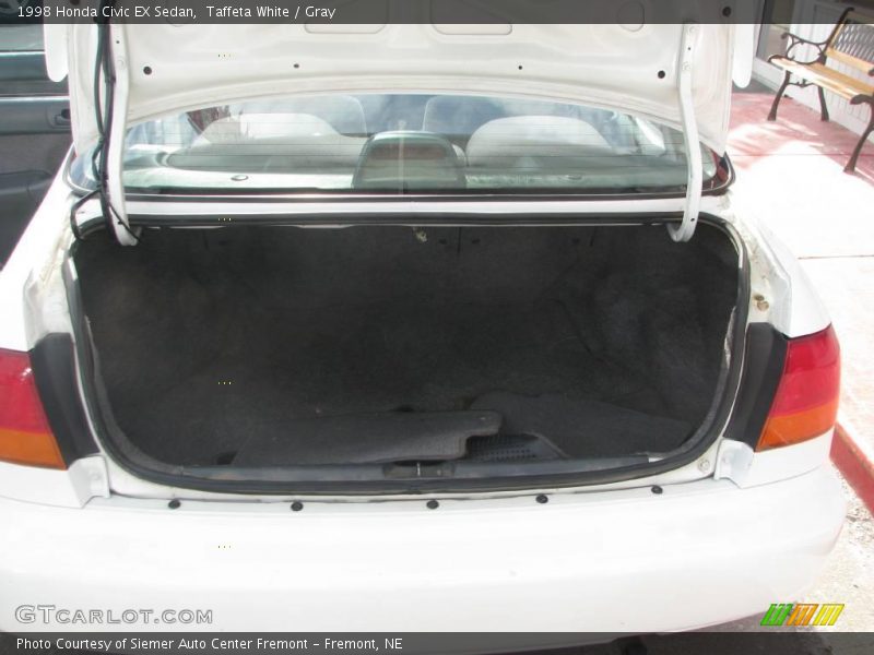 Taffeta White / Gray 1998 Honda Civic EX Sedan