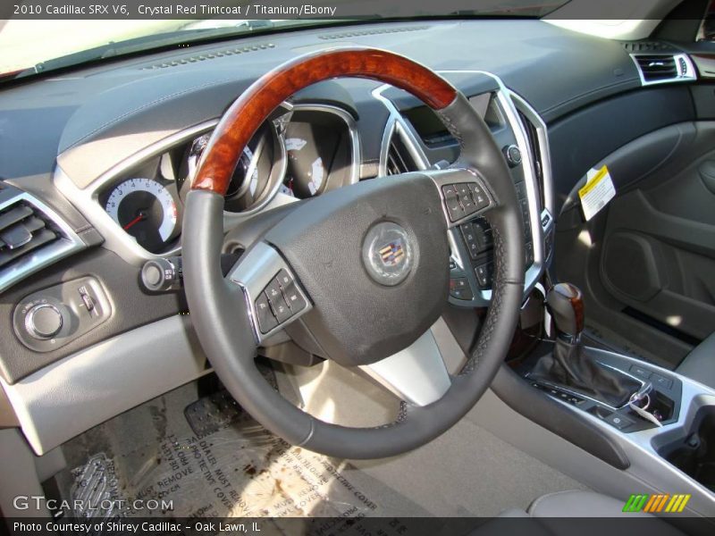 Crystal Red Tintcoat / Titanium/Ebony 2010 Cadillac SRX V6