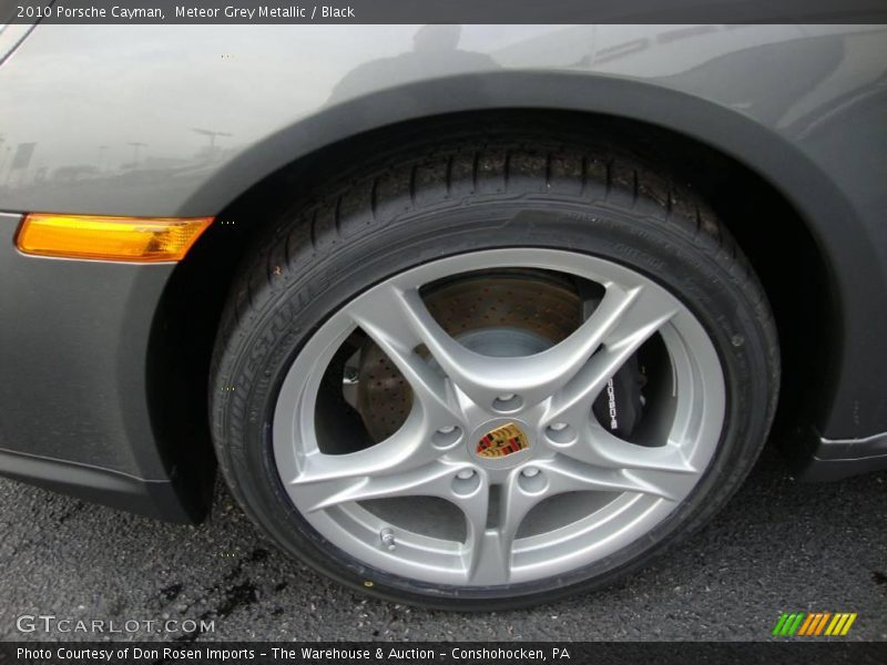 Meteor Grey Metallic / Black 2010 Porsche Cayman