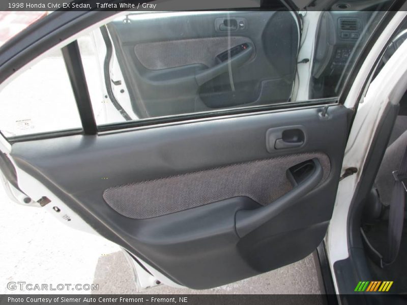 Taffeta White / Gray 1998 Honda Civic EX Sedan