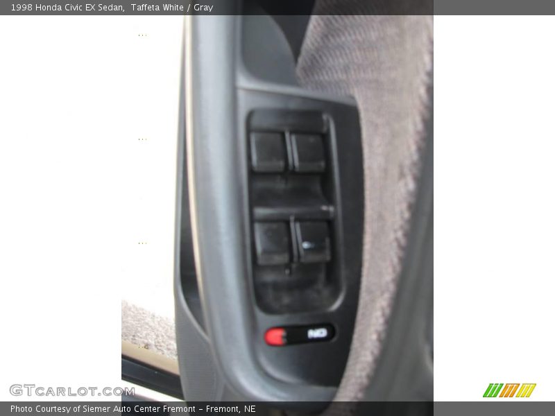 Taffeta White / Gray 1998 Honda Civic EX Sedan