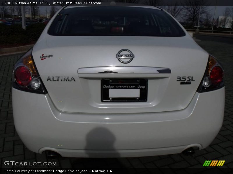 Winter Frost Pearl / Charcoal 2008 Nissan Altima 3.5 SL