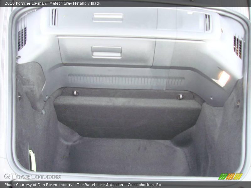 Meteor Grey Metallic / Black 2010 Porsche Cayman