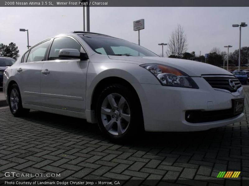 Winter Frost Pearl / Charcoal 2008 Nissan Altima 3.5 SL