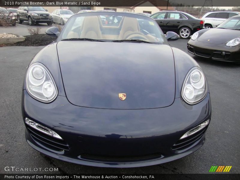 Dark Blue Metallic / Sand Beige 2010 Porsche Boxster