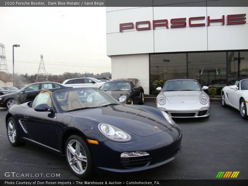 Dark Blue Metallic / Sand Beige 2010 Porsche Boxster