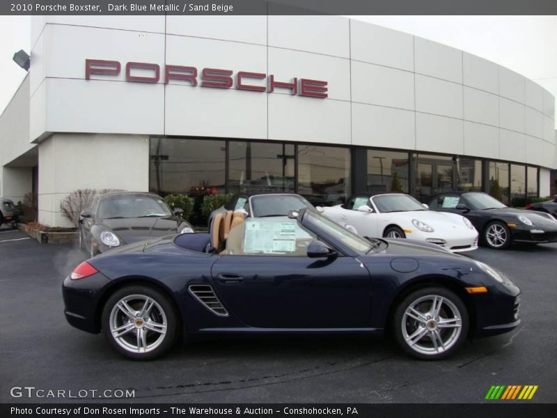 Dark Blue Metallic / Sand Beige 2010 Porsche Boxster