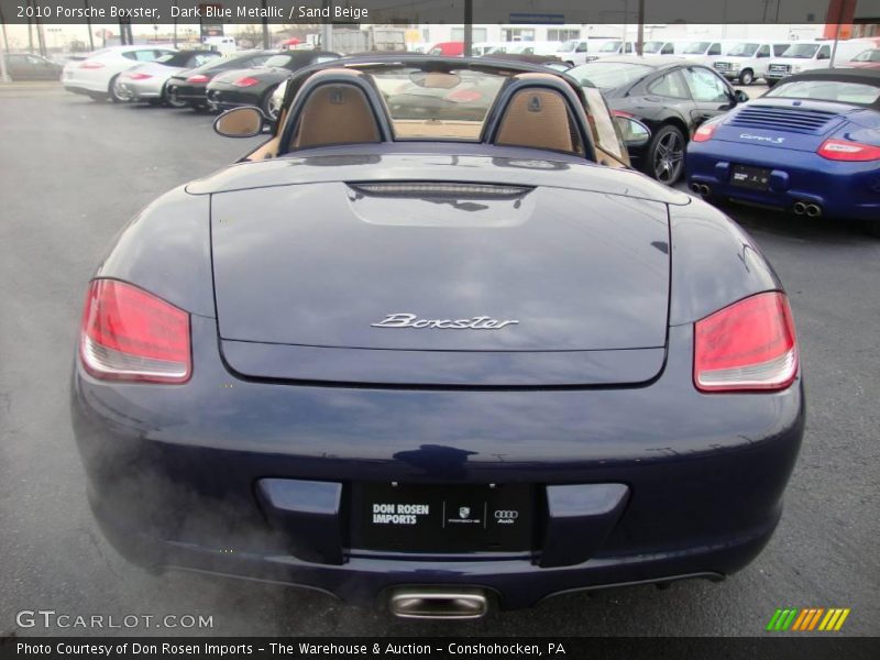 Dark Blue Metallic / Sand Beige 2010 Porsche Boxster