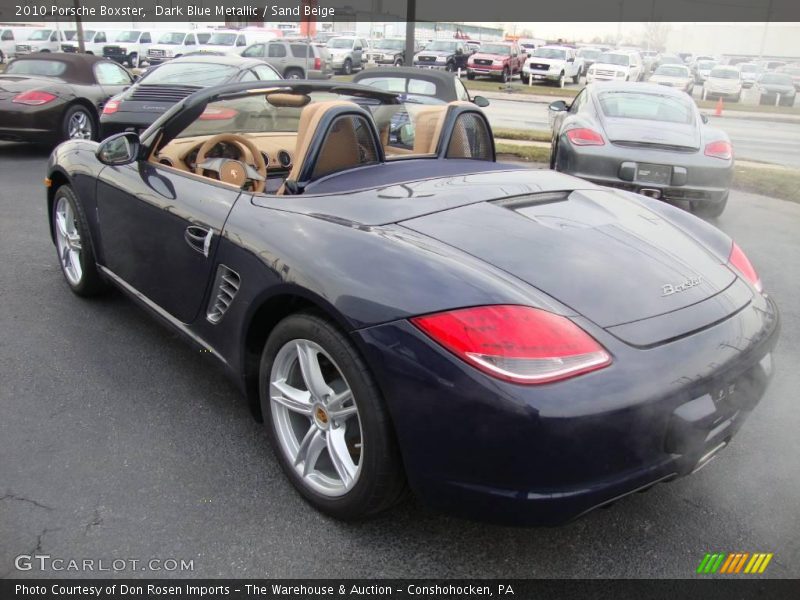 Dark Blue Metallic / Sand Beige 2010 Porsche Boxster