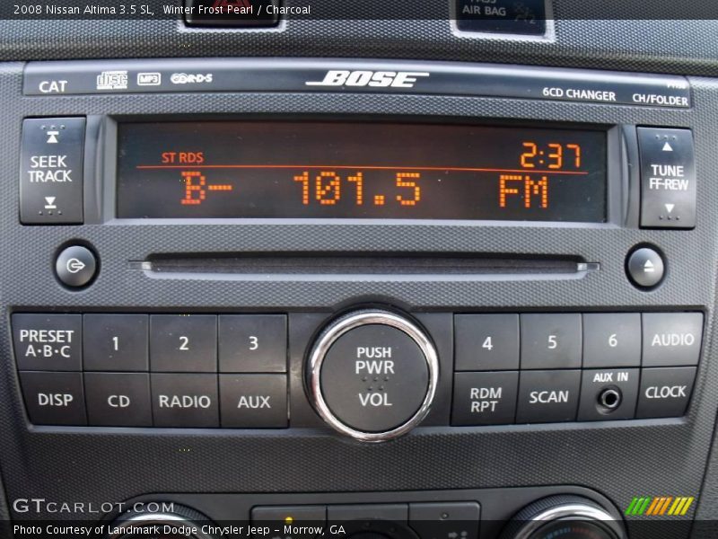 Winter Frost Pearl / Charcoal 2008 Nissan Altima 3.5 SL