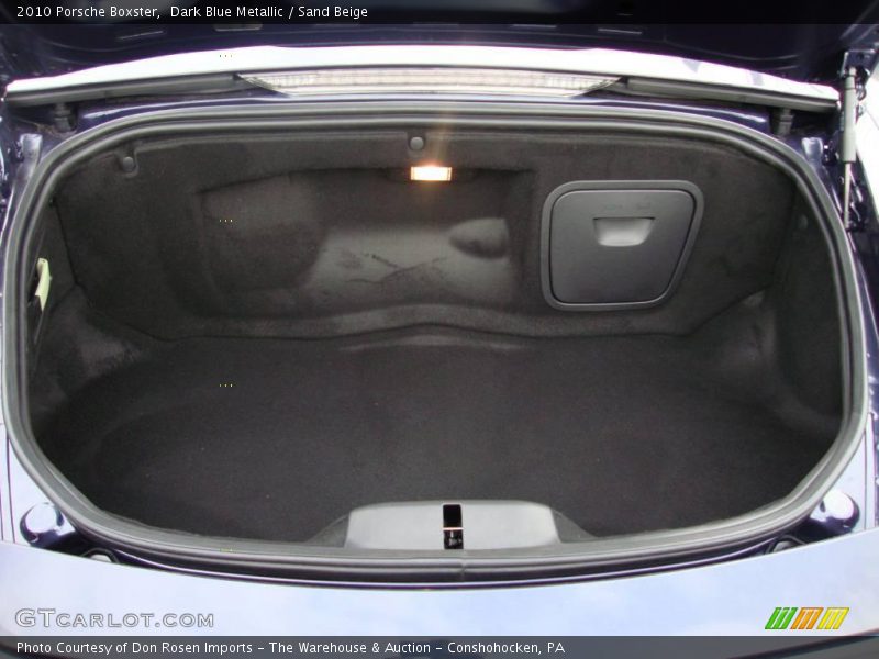 Dark Blue Metallic / Sand Beige 2010 Porsche Boxster