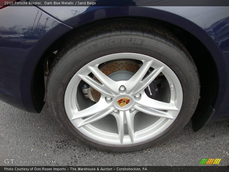 Dark Blue Metallic / Sand Beige 2010 Porsche Boxster