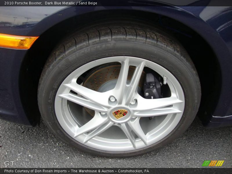 Dark Blue Metallic / Sand Beige 2010 Porsche Boxster