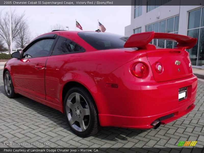 Victory Red / Ebony/Red 2005 Chevrolet Cobalt SS Supercharged Coupe