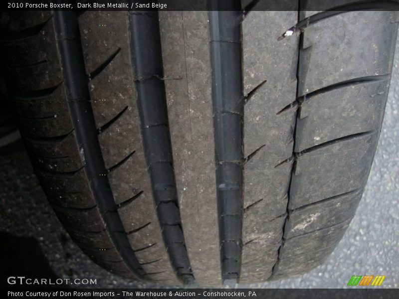 Dark Blue Metallic / Sand Beige 2010 Porsche Boxster